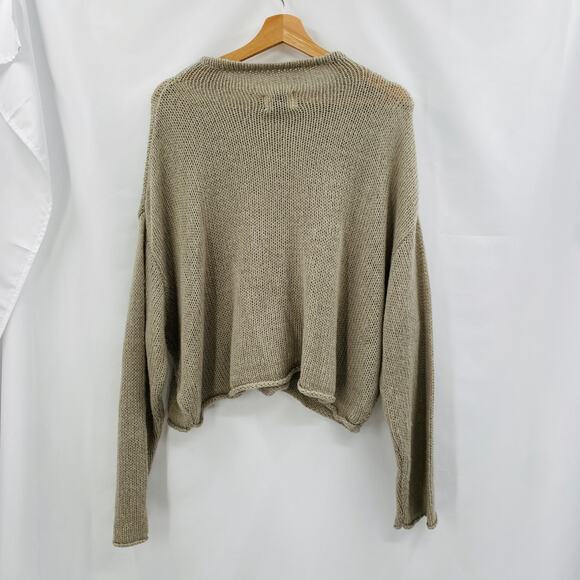 dissh lauren gray sheer knit sweater - Picture 9 of 9
